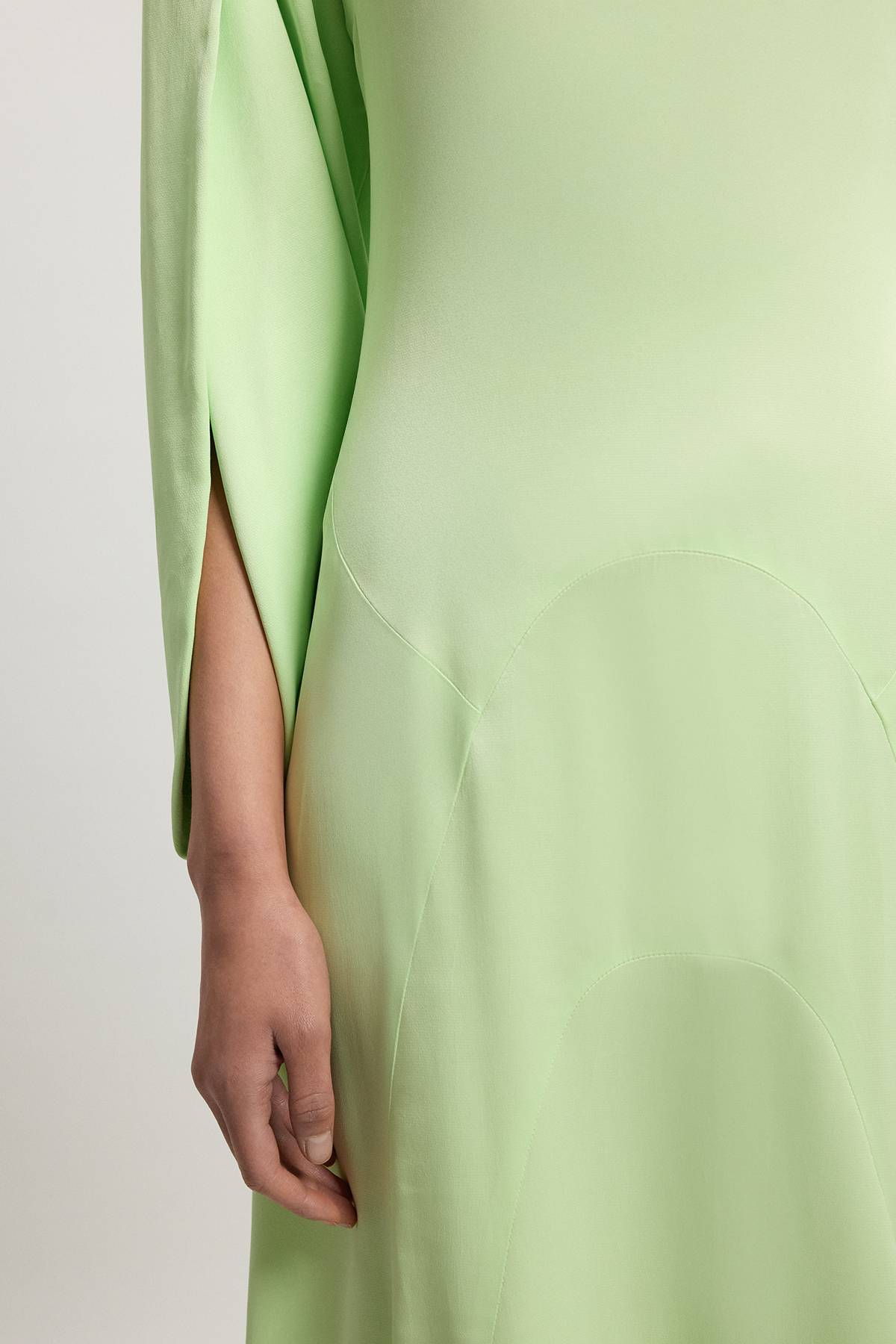KarenMillen Robe Midi En Satin Doux Petite