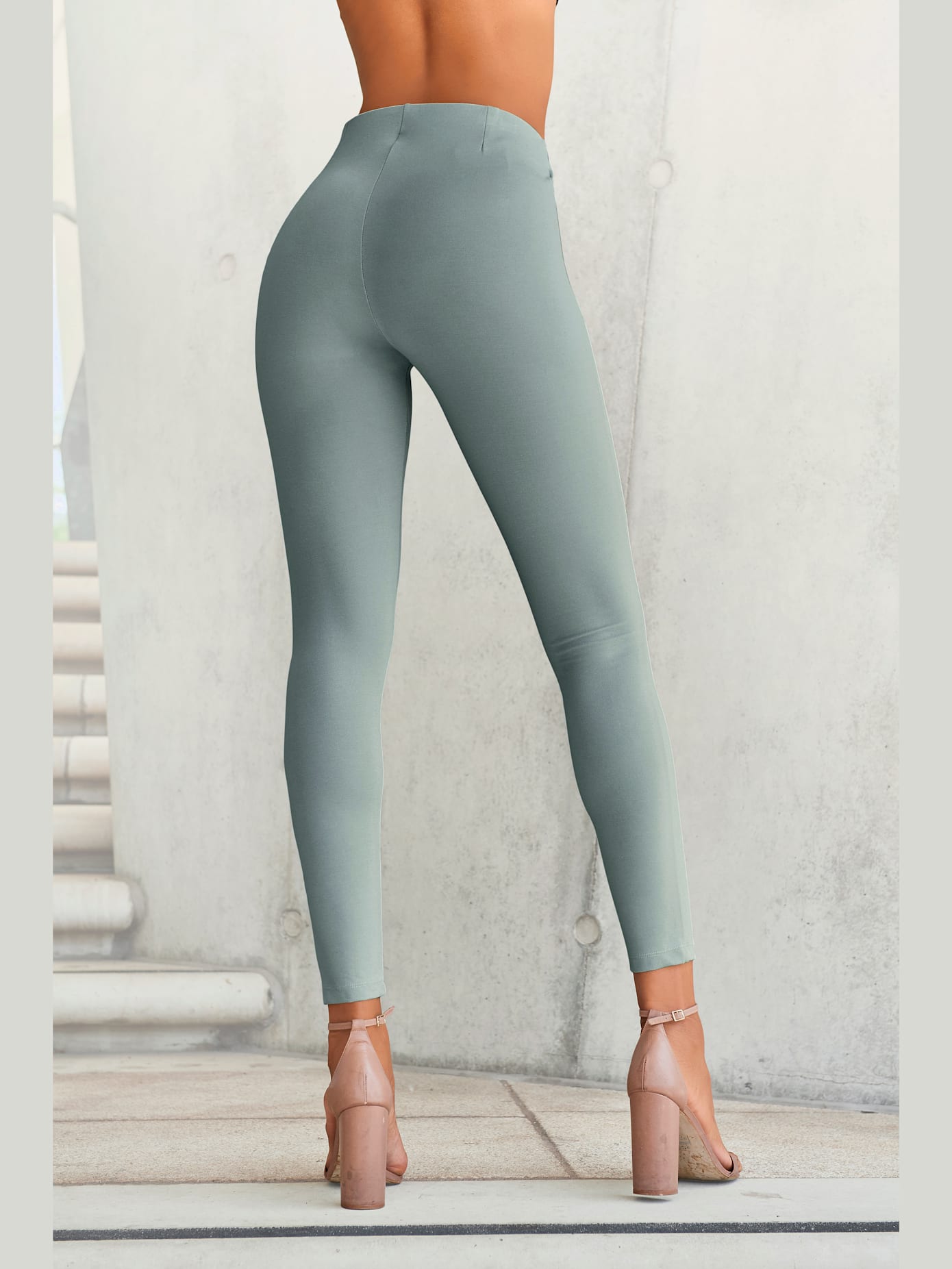 Legging taille haute caleçon taille haute