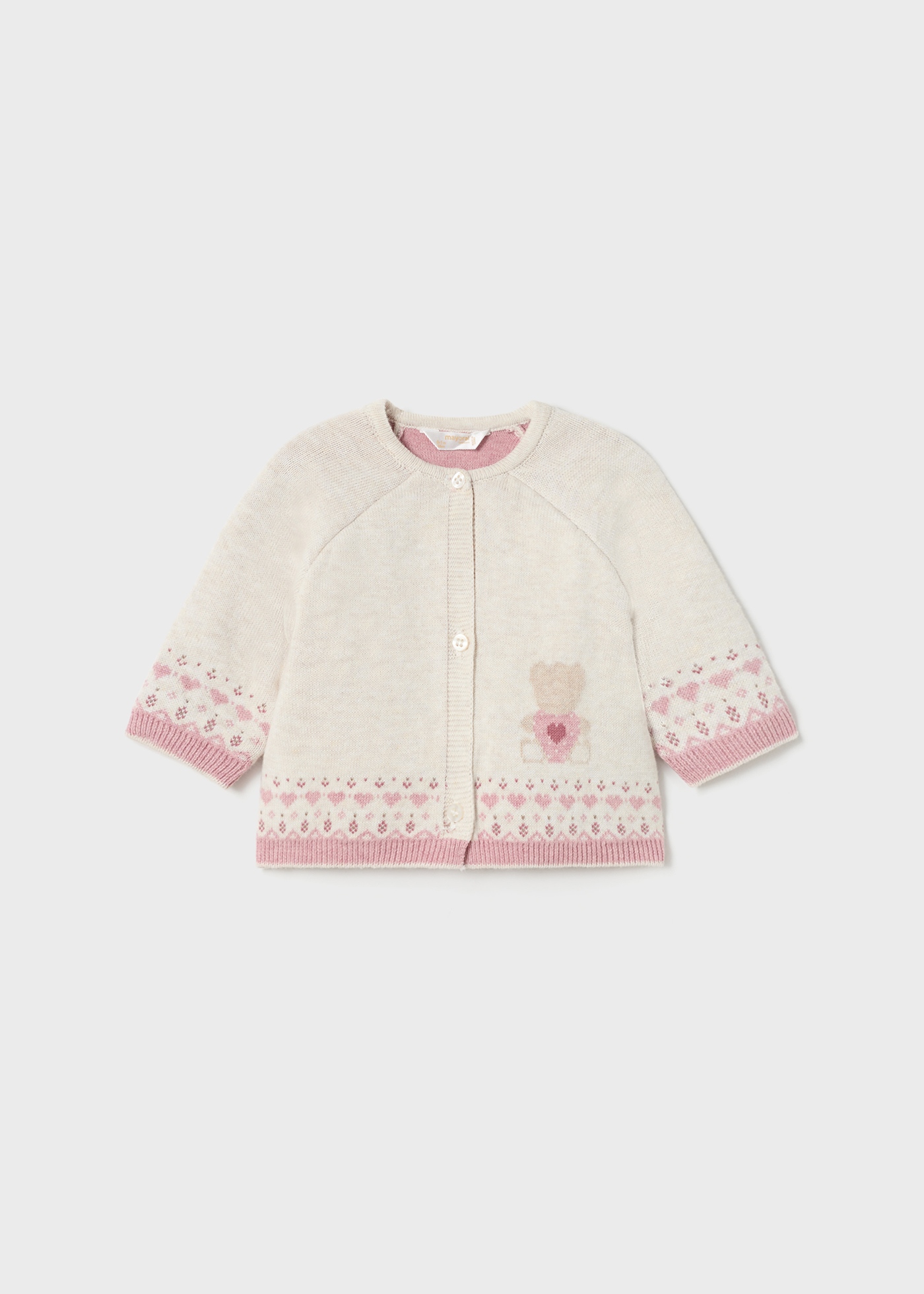 Conjunto de malha de algodão Better Cotton de 3 peças para recém-nascido