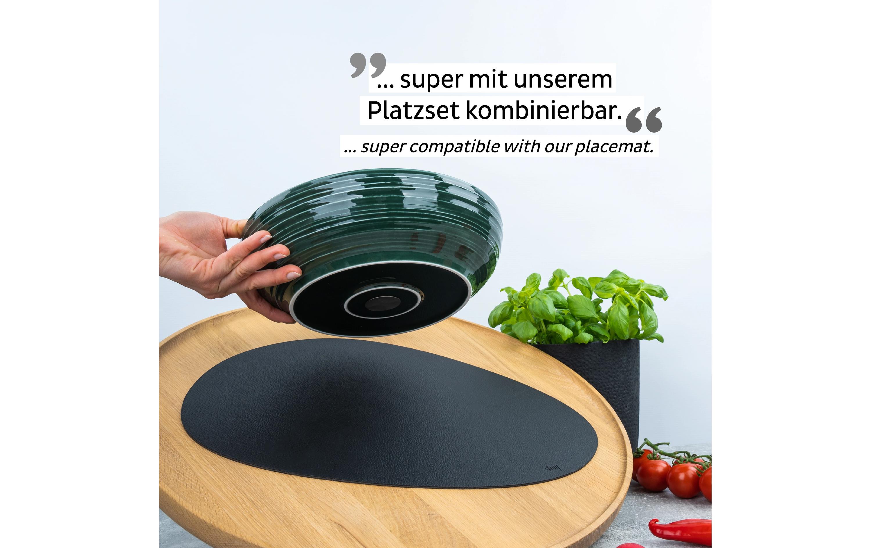 Magnet-Food-Bowl DunkelgrünStabile Outdoor-Schale für unterwegs