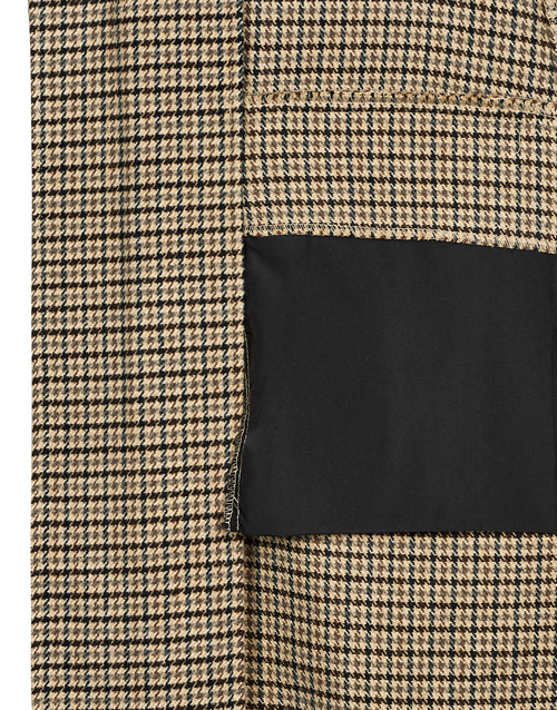 Only - ONLLIPA L/S LONG BELT CHECK COAT CC PNT - Noir