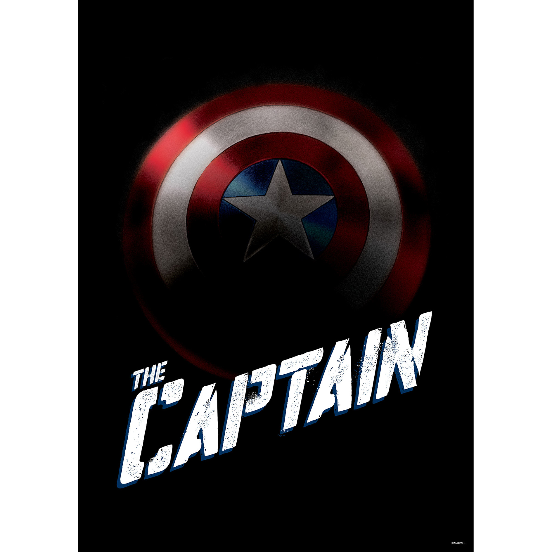 Wandbild AVENGERS THE CAPTAIN - bunt - 50x70 cm