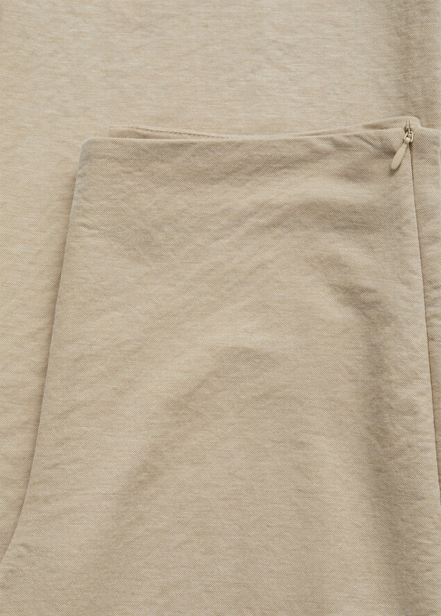 MANGO Flowy straight-fit trousers Light beige