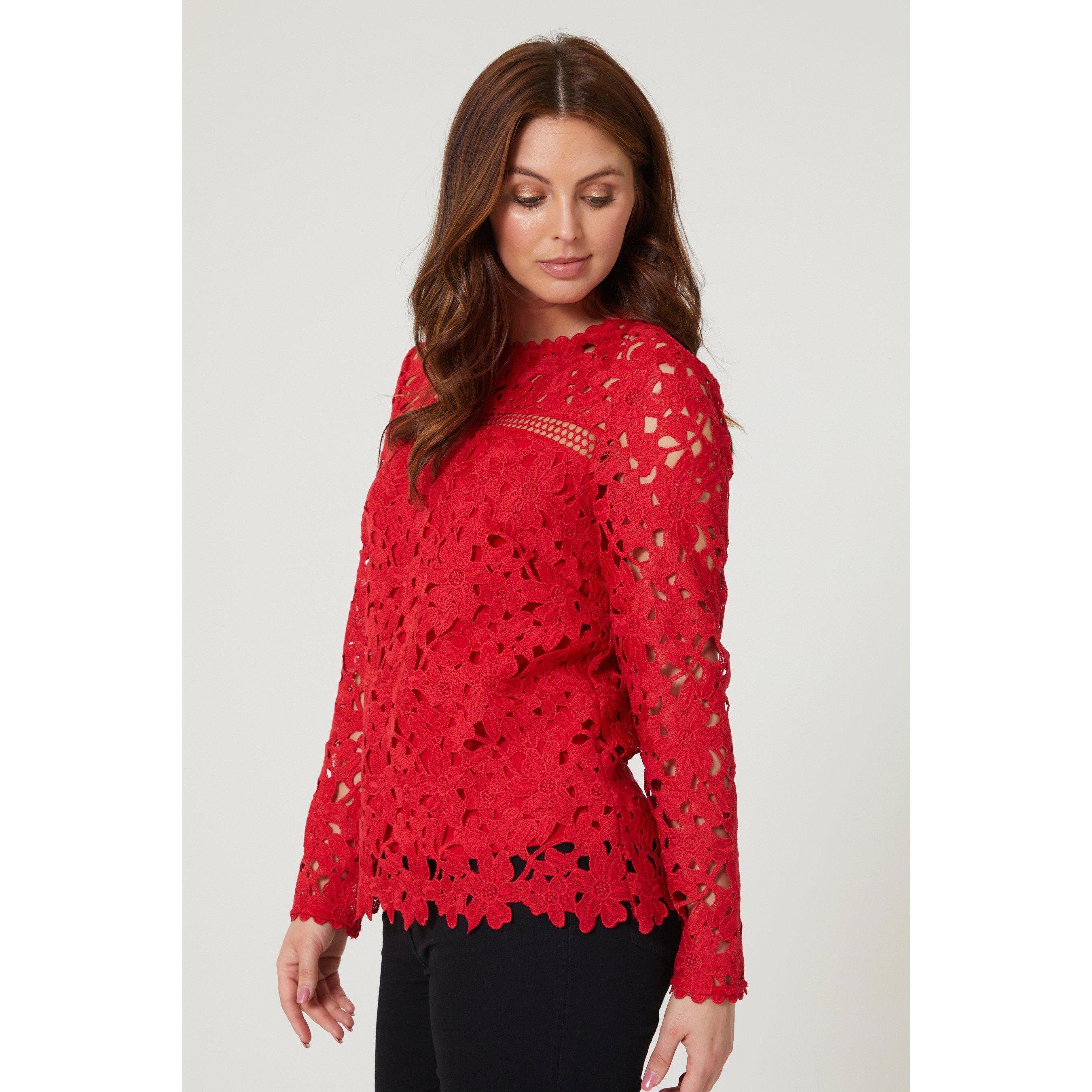 Be You Ladies Long Sleeve Lace Top