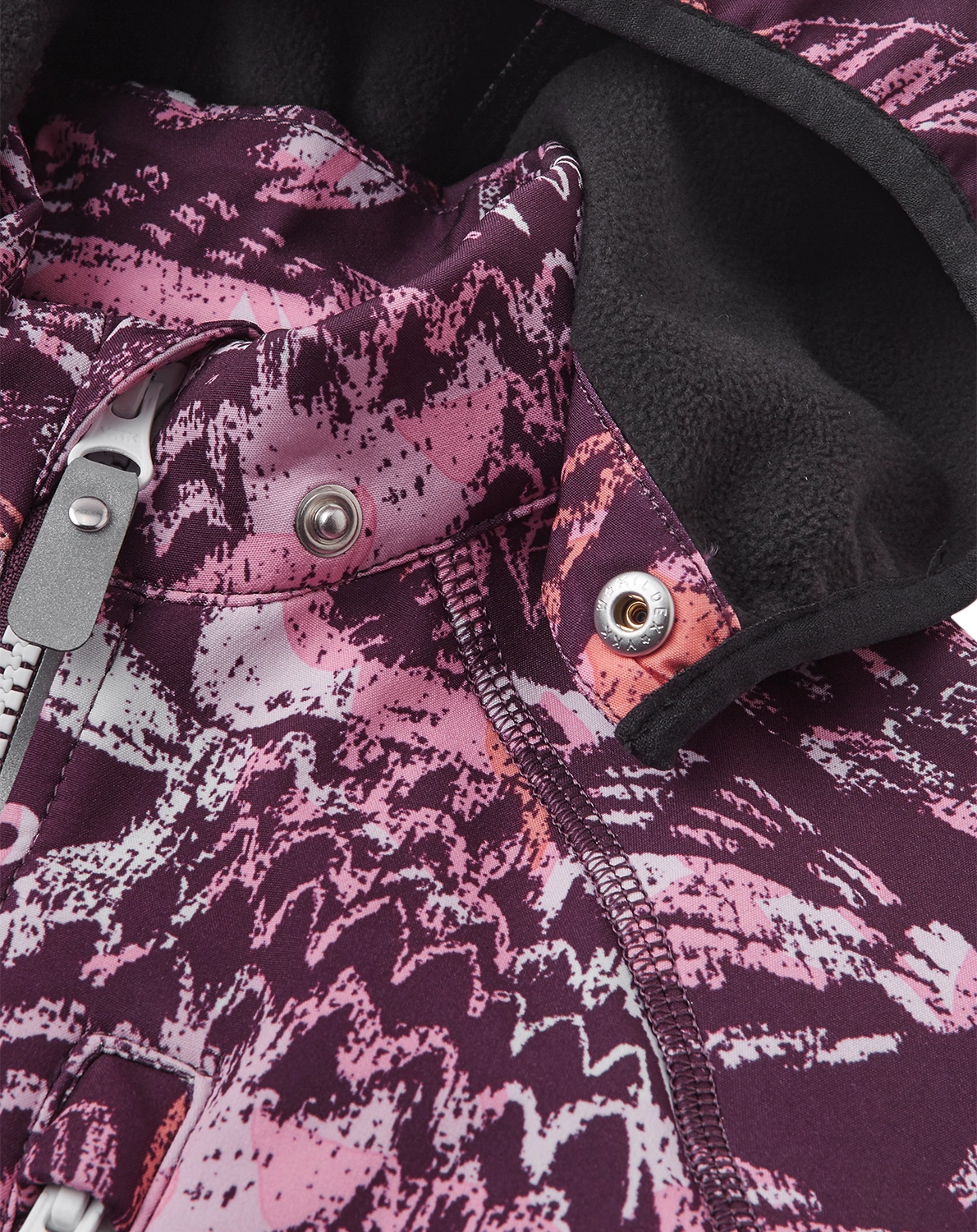 Softshelljacke VANTTI - PATTERN in deep purple