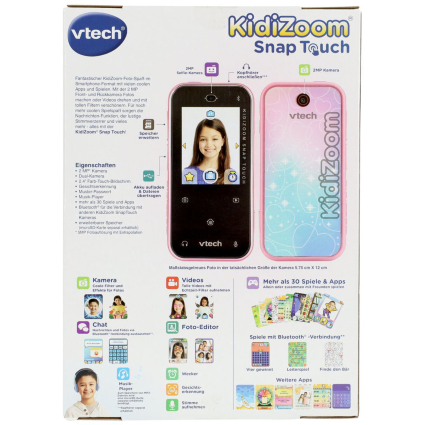 VTech KidiZoom Snap Touch pink (Deutsch)
