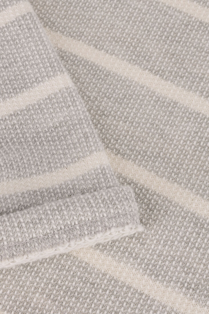 ANERKJENDT gebroken wit anerkjendt trui aksail stripe sweat