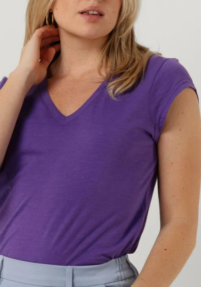 CC HEART paarse cc heart t-shirt basic v-neck t-shirt