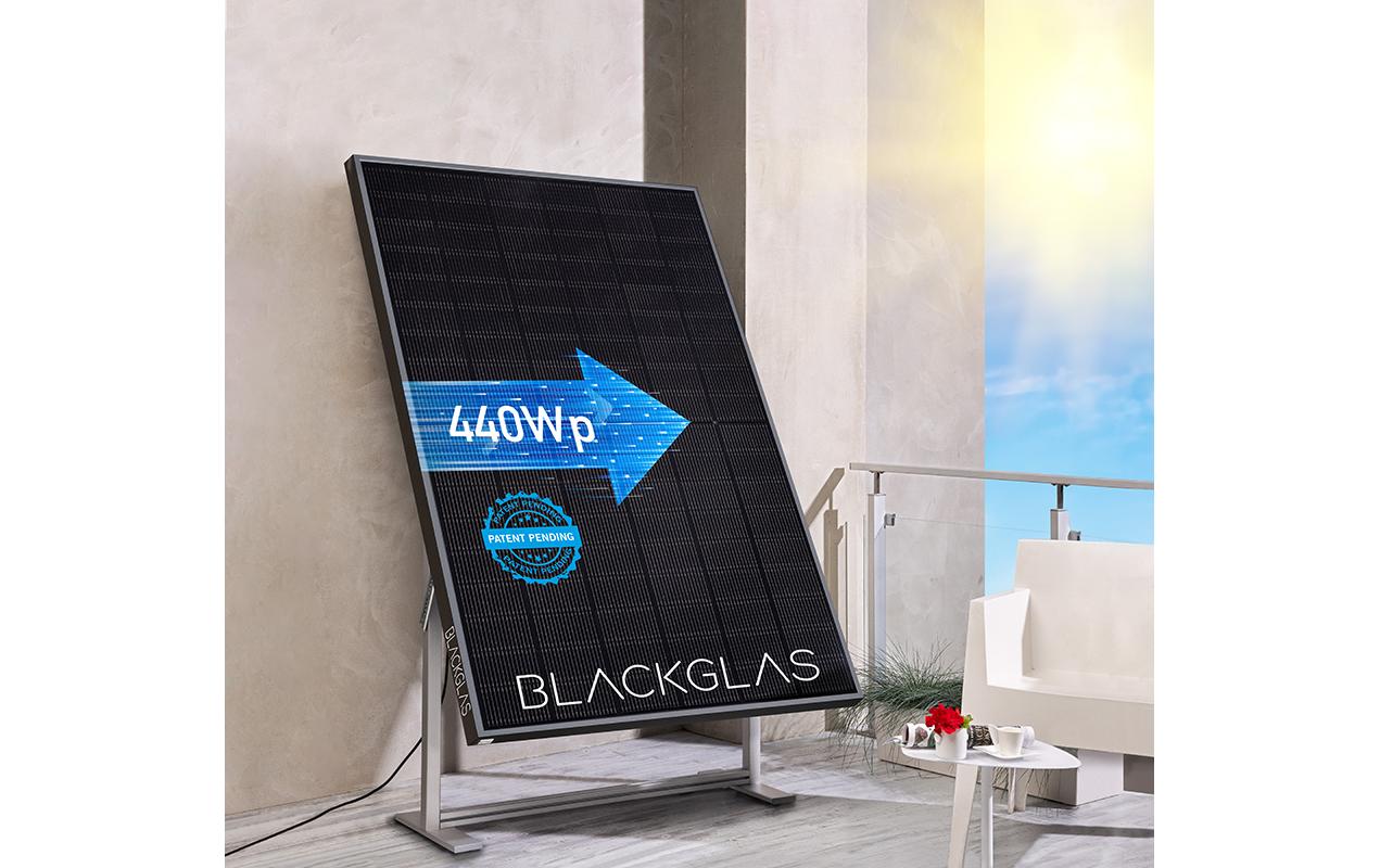 Solaranlage ECOelegance 440 Wp<br>Das All-in-One Balkonkraftwerk