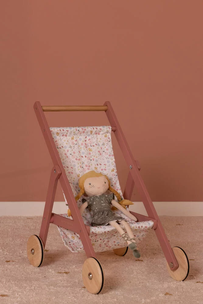 POUSSETTE POUR POUPÉE EN BOIS FSC