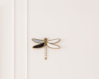 KARE DESIGN Wandschmuck DRAGONFLY 37 x 27 cm goldfarbig