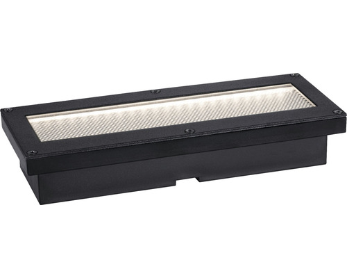Paulmann Solar LED-inbouwlamp, kunststof, IP67, 0,12 lm, 3000 K warm wit, 200x80 mm, zwart