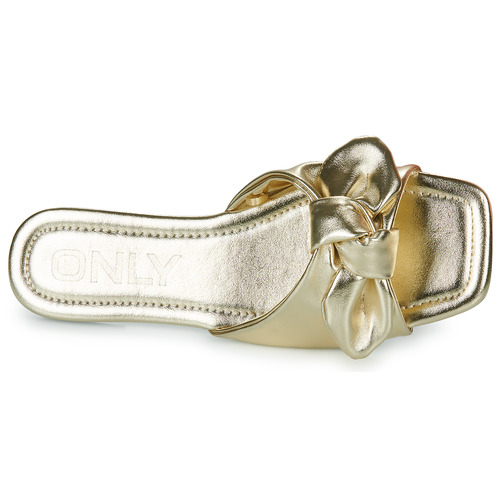 Only - ONLMILLIE-3 PU BOW SANDAL FOIL - Doré