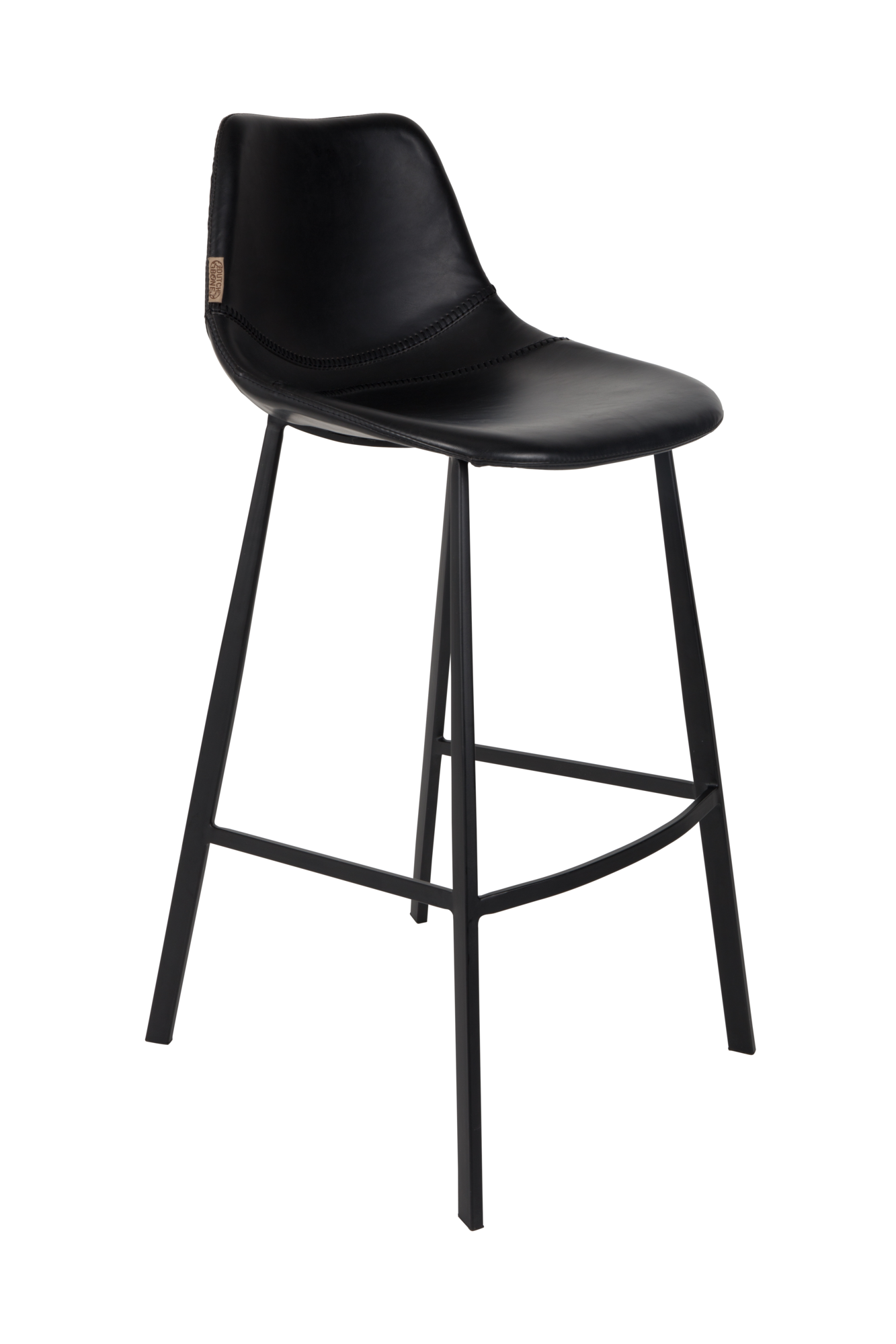Barkruk Franky (zithoogte 65 cm) zwart - set van 2