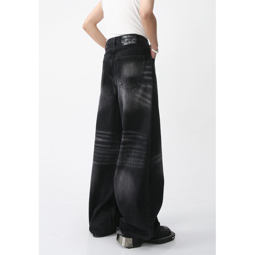 FAERIS - Losse jeans met middelhoge taille
