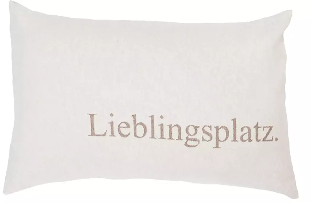 Kissenbezug Lieblingsplatz 40 x 60 cm