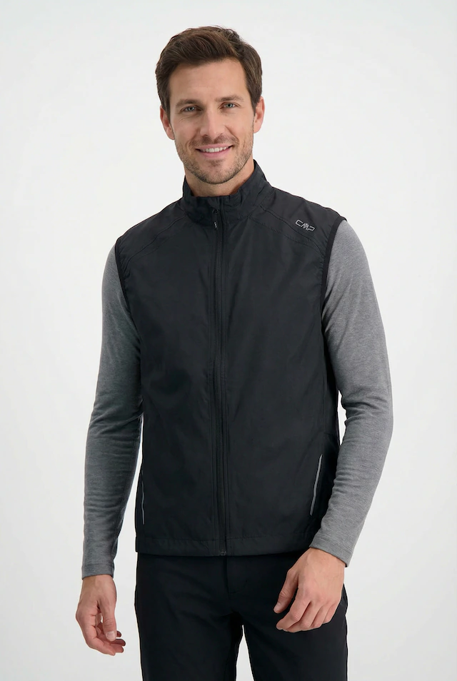 CMP Funktionsweste mit Gummizug in Taille und Ärmeln, für Radsport, für den Übergang