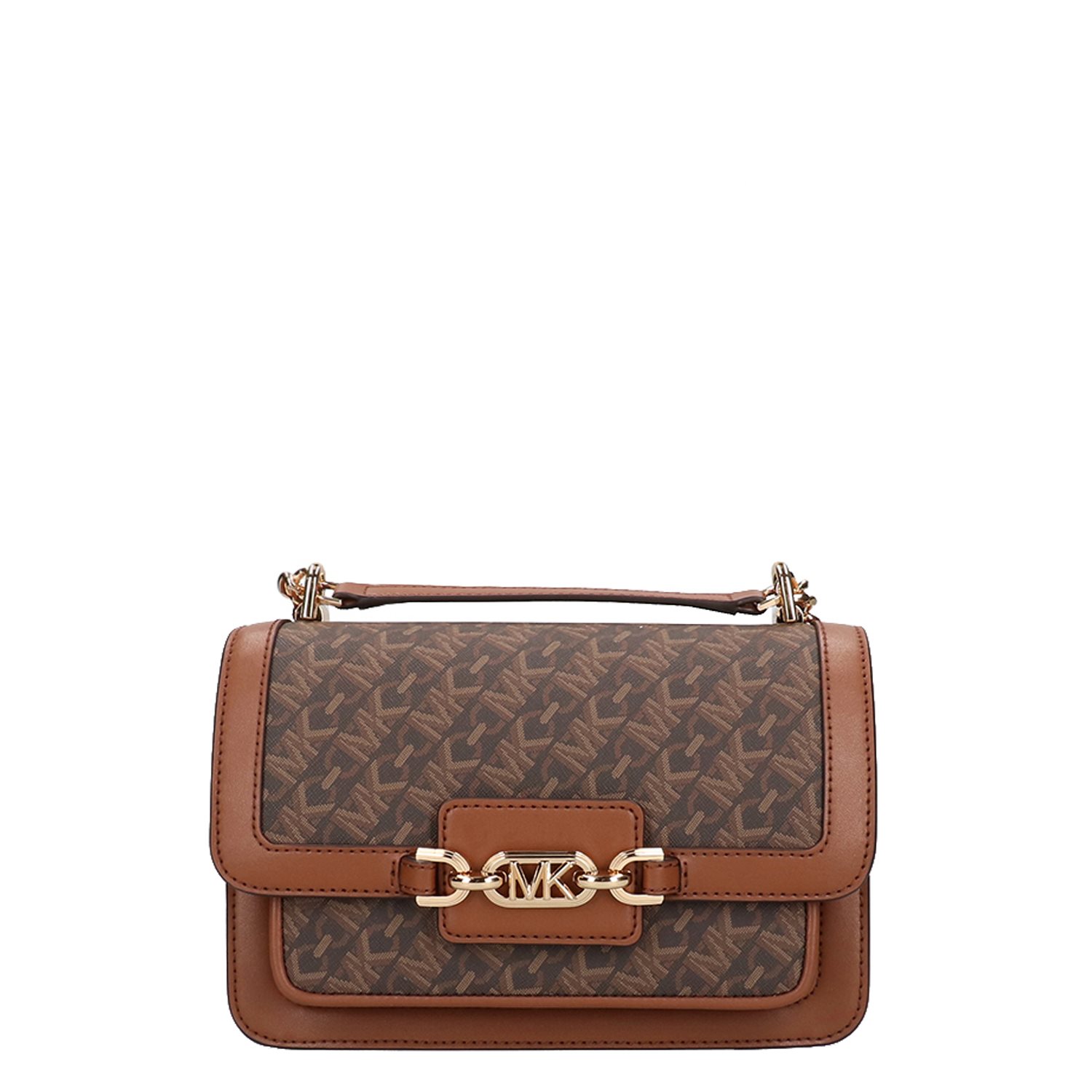 Michael Kors Heather LG Shldr brn/luggage