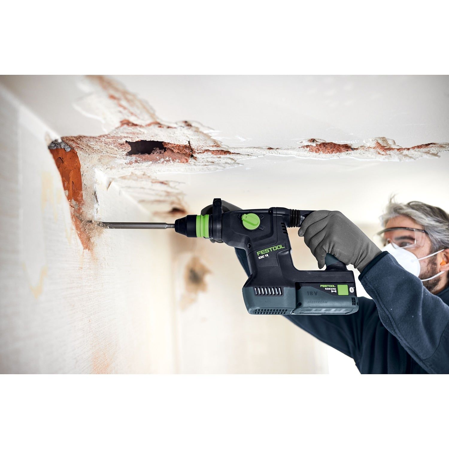 Festool KHC 18 5,0 EBI-Plus Accu combihamer SDS-Plus 2,6J   snelwisselboorkop 18V 5.0Ah in Systainer - 577448