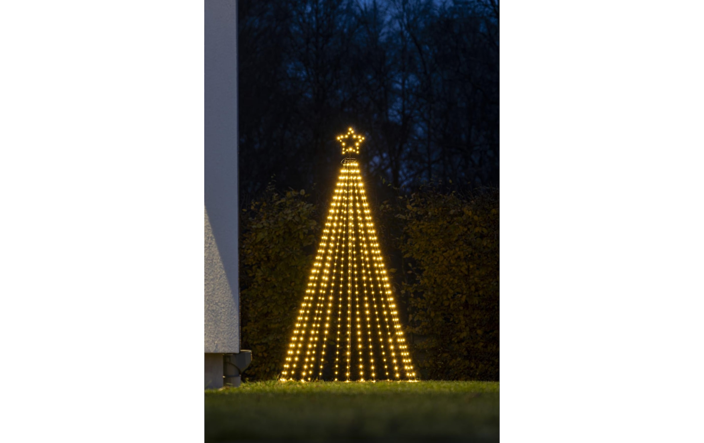 KONSTSMIDE LED Dekofigur »LED Tannenbaum mit Stern, 515 LEDs, 6 W« bernsteinfarben