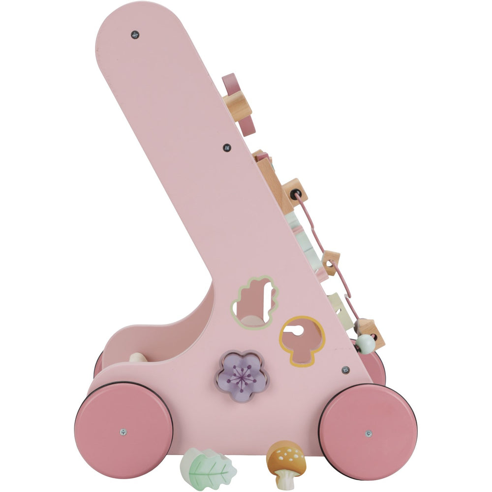 Køb Little Dutch Fairy Garden Pink Multi-Aktivitets Gåvogn