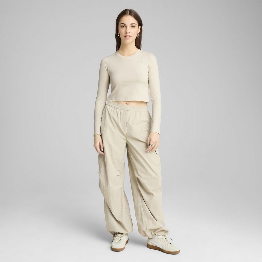 Puma WARDROBE ESS Kurzes figurbetontes T-Shirt