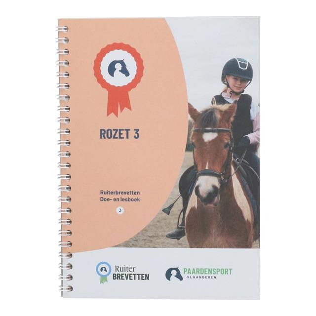 Ruiterbrevetten Boek Rozet 3