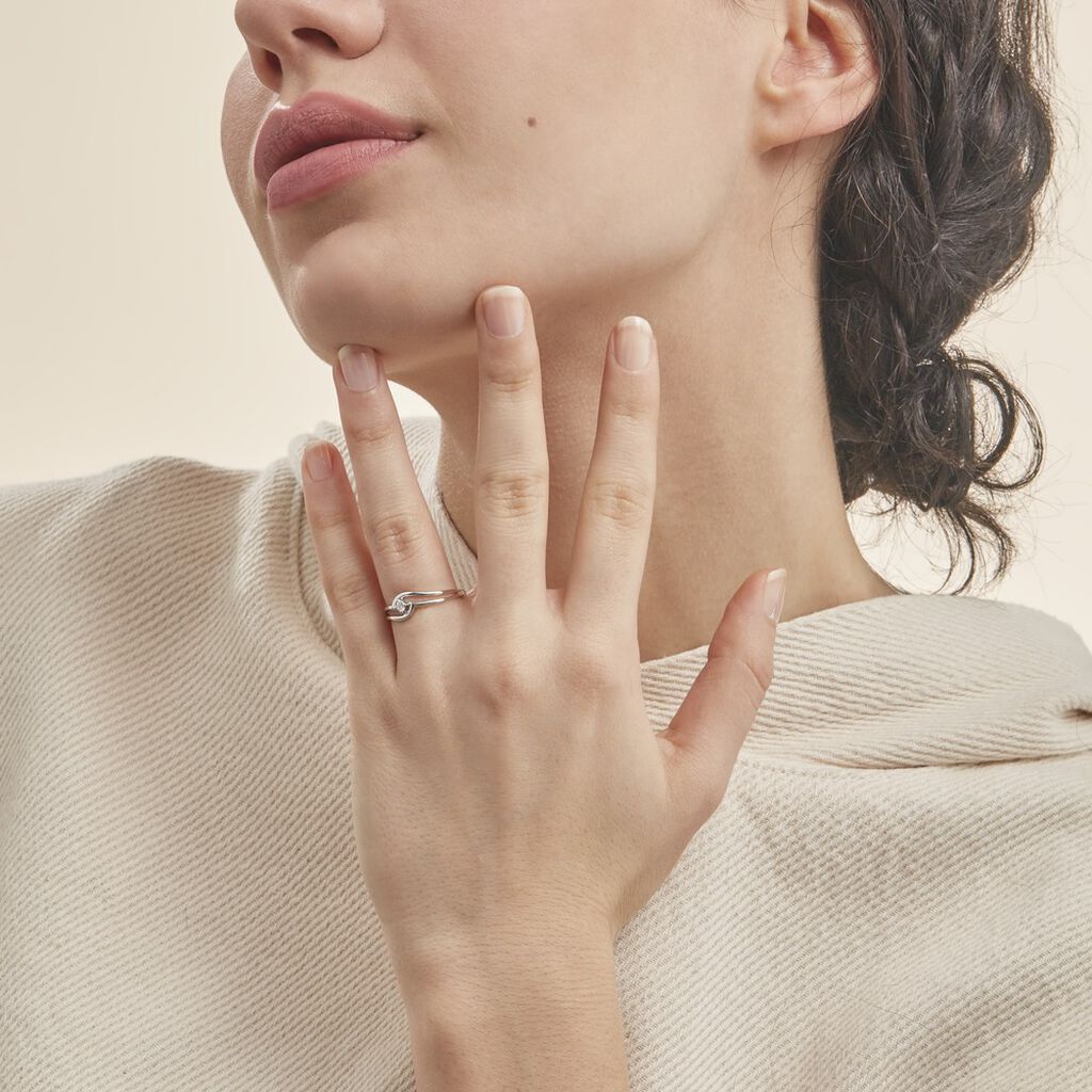 Bague Onenn Or Blanc Diamant