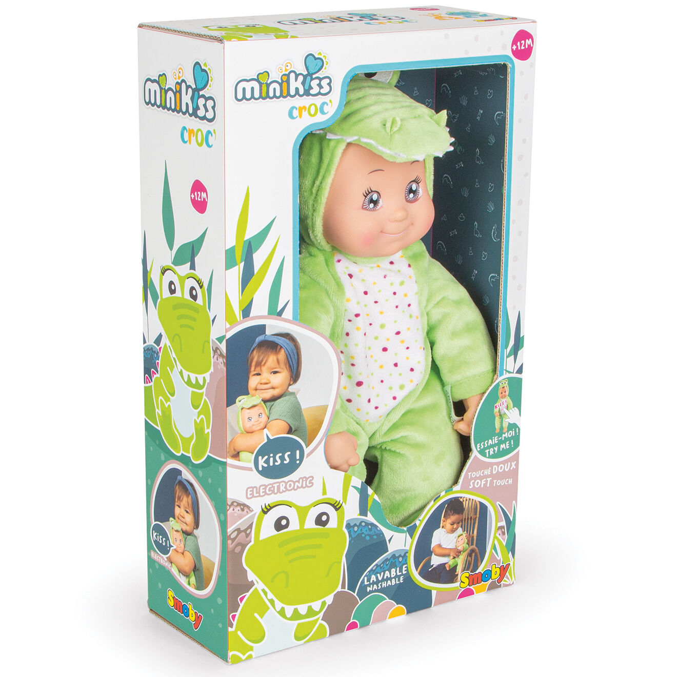 Smoby Poupons MiniKiss coloris aléatoire - 19.4x24.3x6.2 cm