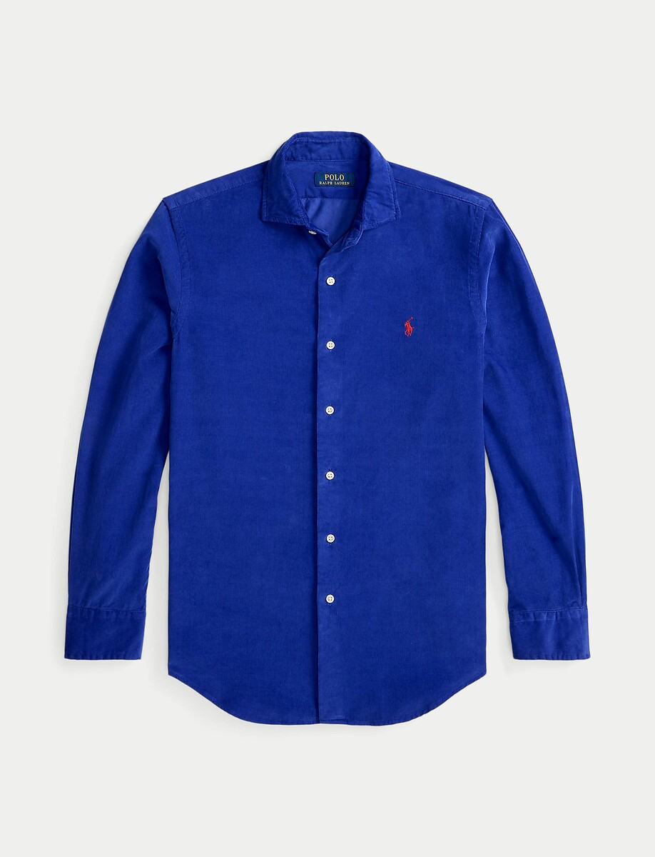 Camisa de veludo cotelê de manga comprida POLO RALPH LAUREN