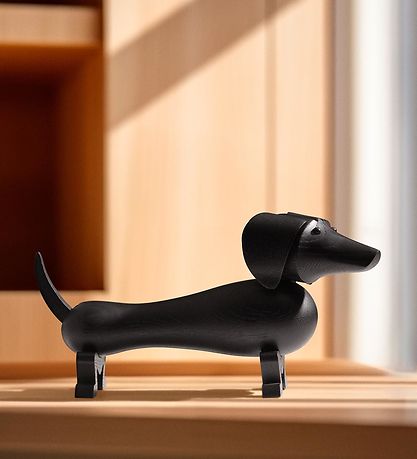 Kay Bojesen Tr?figur - Gravhund - Lille - MørkBejdset Eg