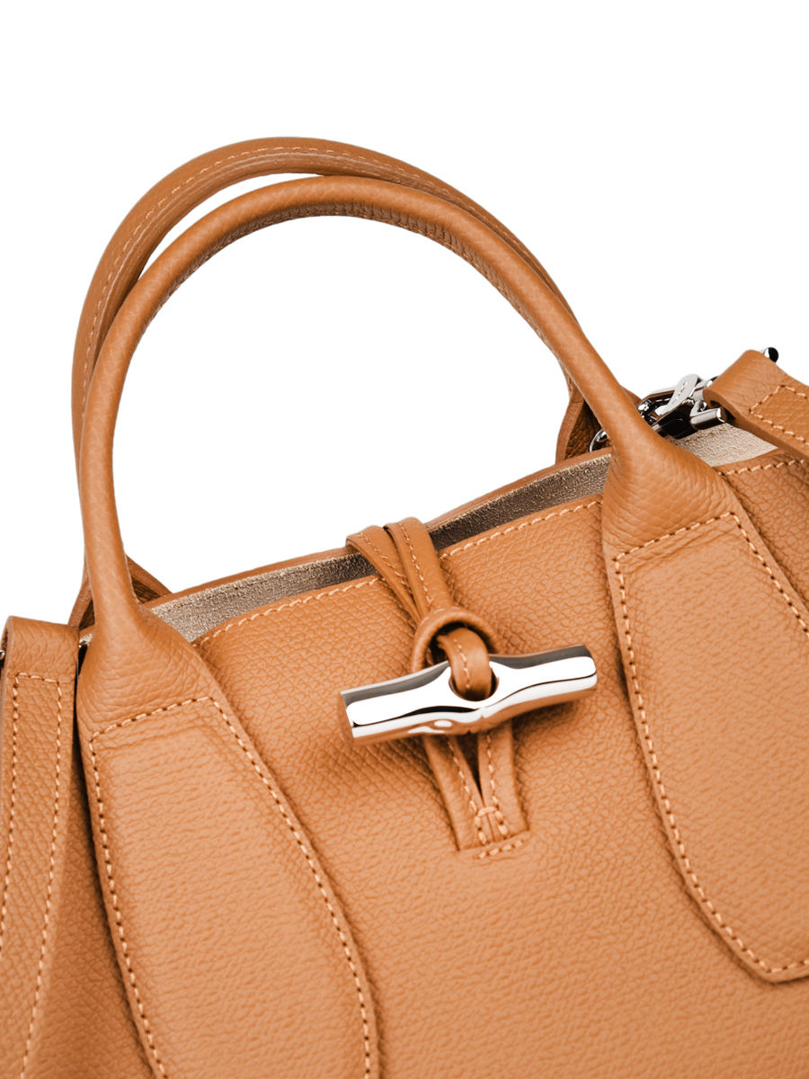 Sac  main S Roseau cuir LONGCHAMP
