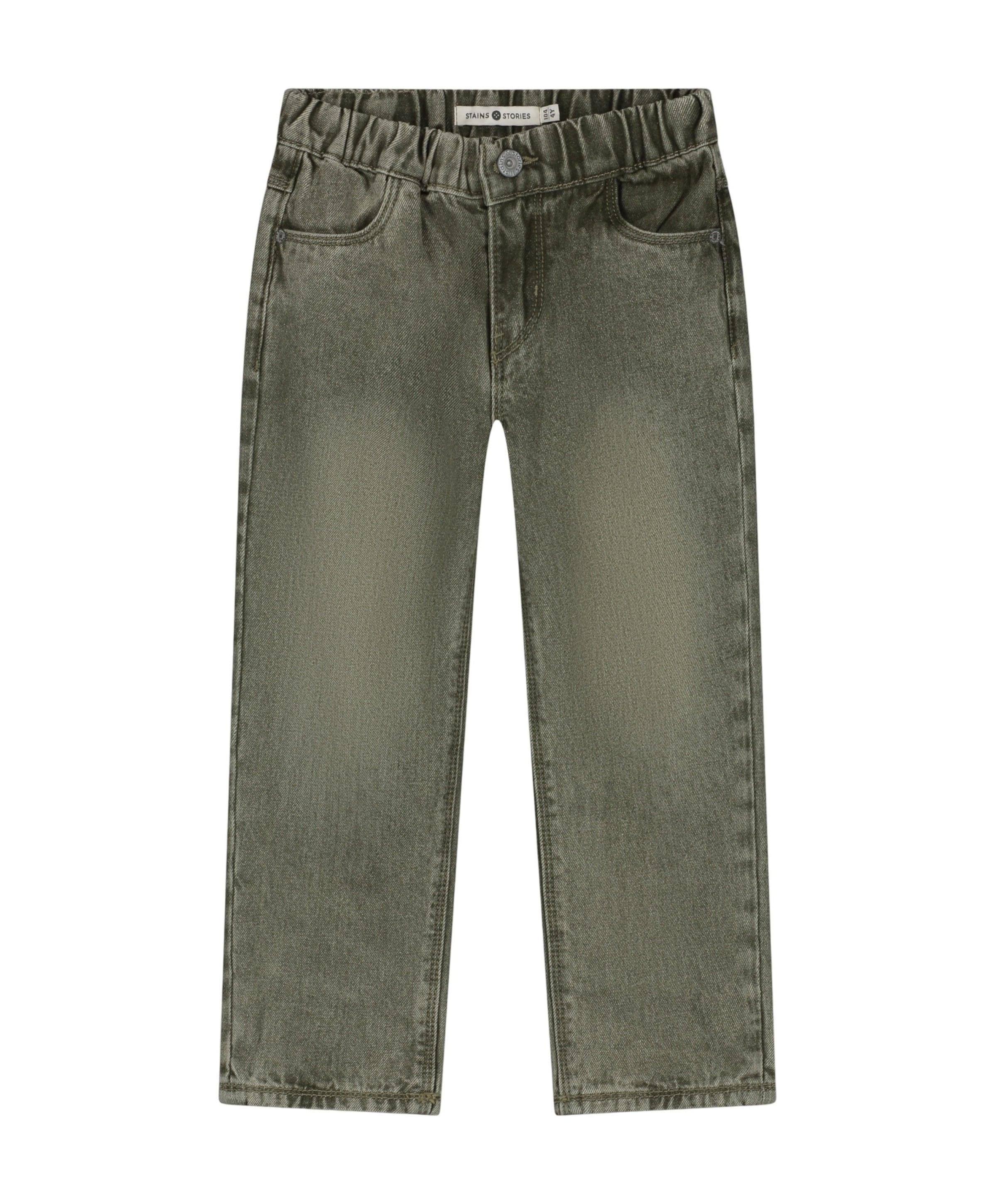Stains & Stories jongens broek groen