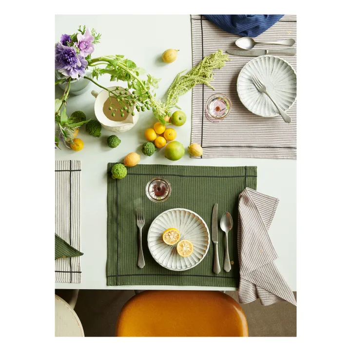 La cerise sur le gâteau Sets de table Léonie - Set de 2 | Caviar