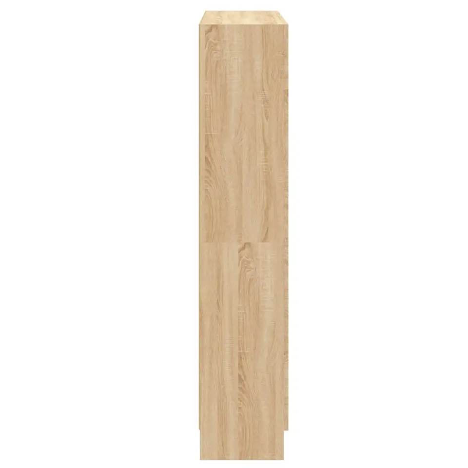vidaXL - Boekenkast - Bruin - Bewerkt hout