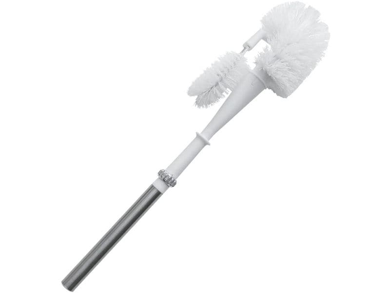 CreaClean Toilettenbürste Clarissa Weiss WC Bürste mit Randreiniger