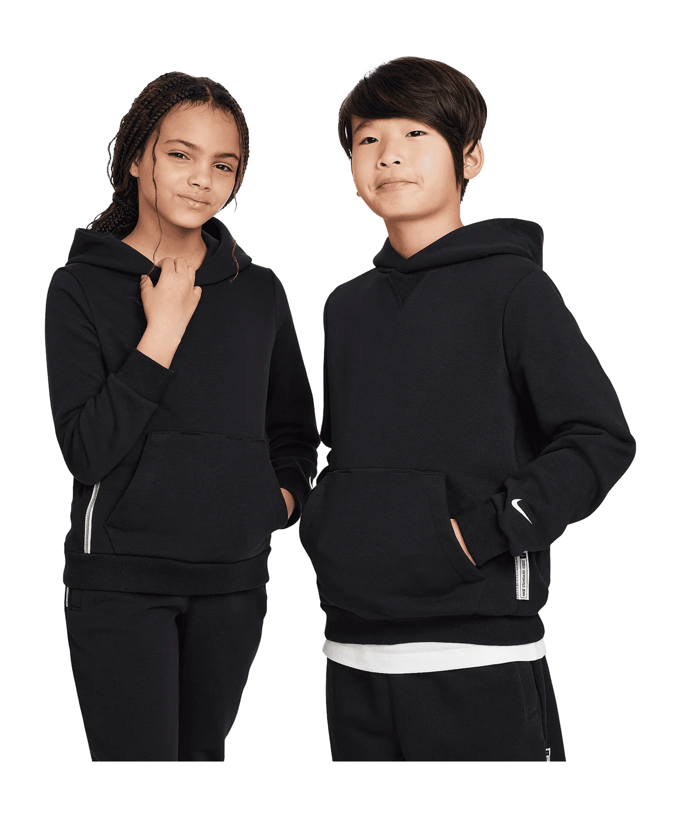 Nike Fleece Hoody Kids Schwarz F010