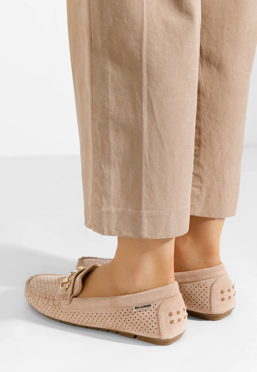 Mocassins femme kaki Aishani