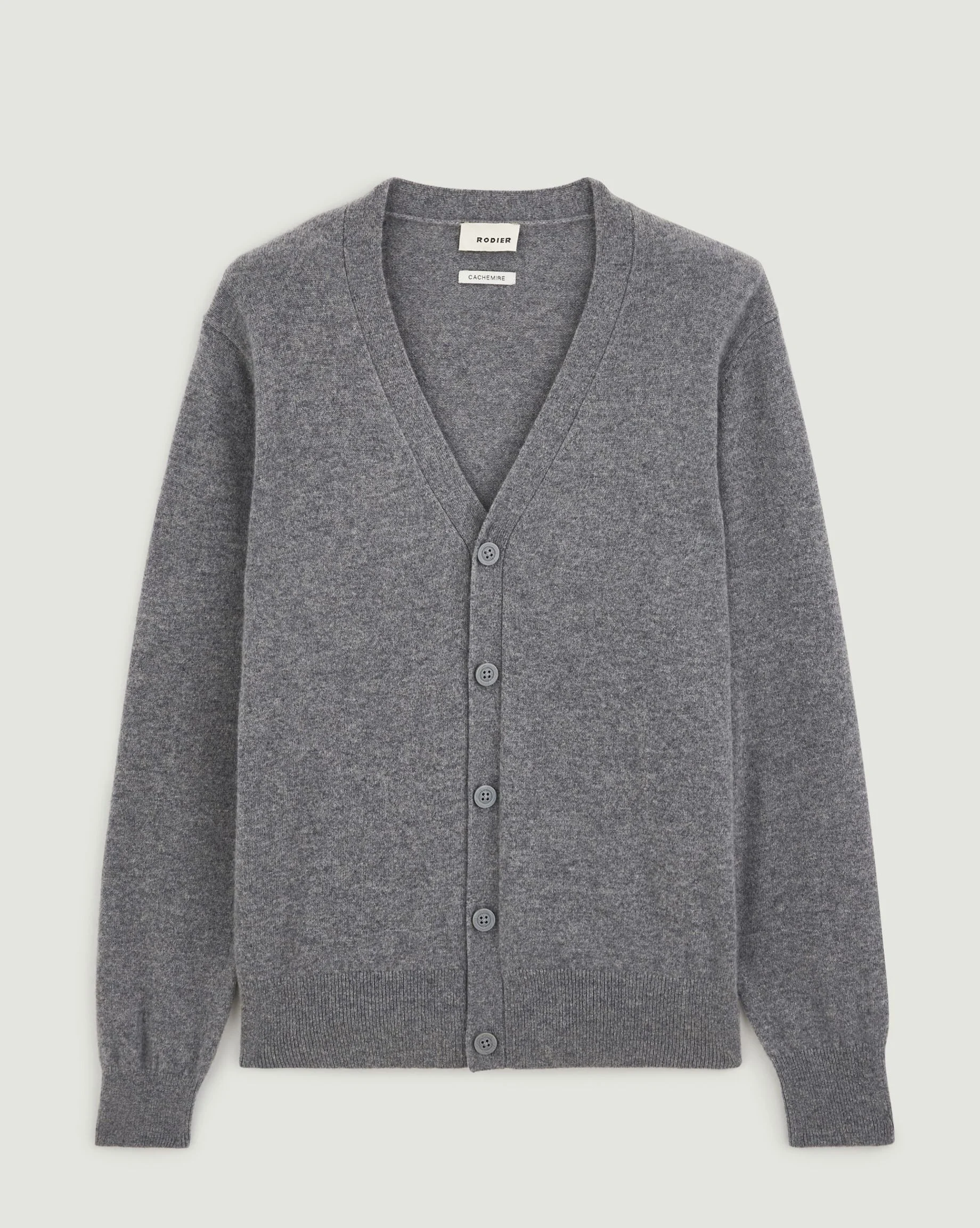 Gilet en cachemire 2 fils | Gris