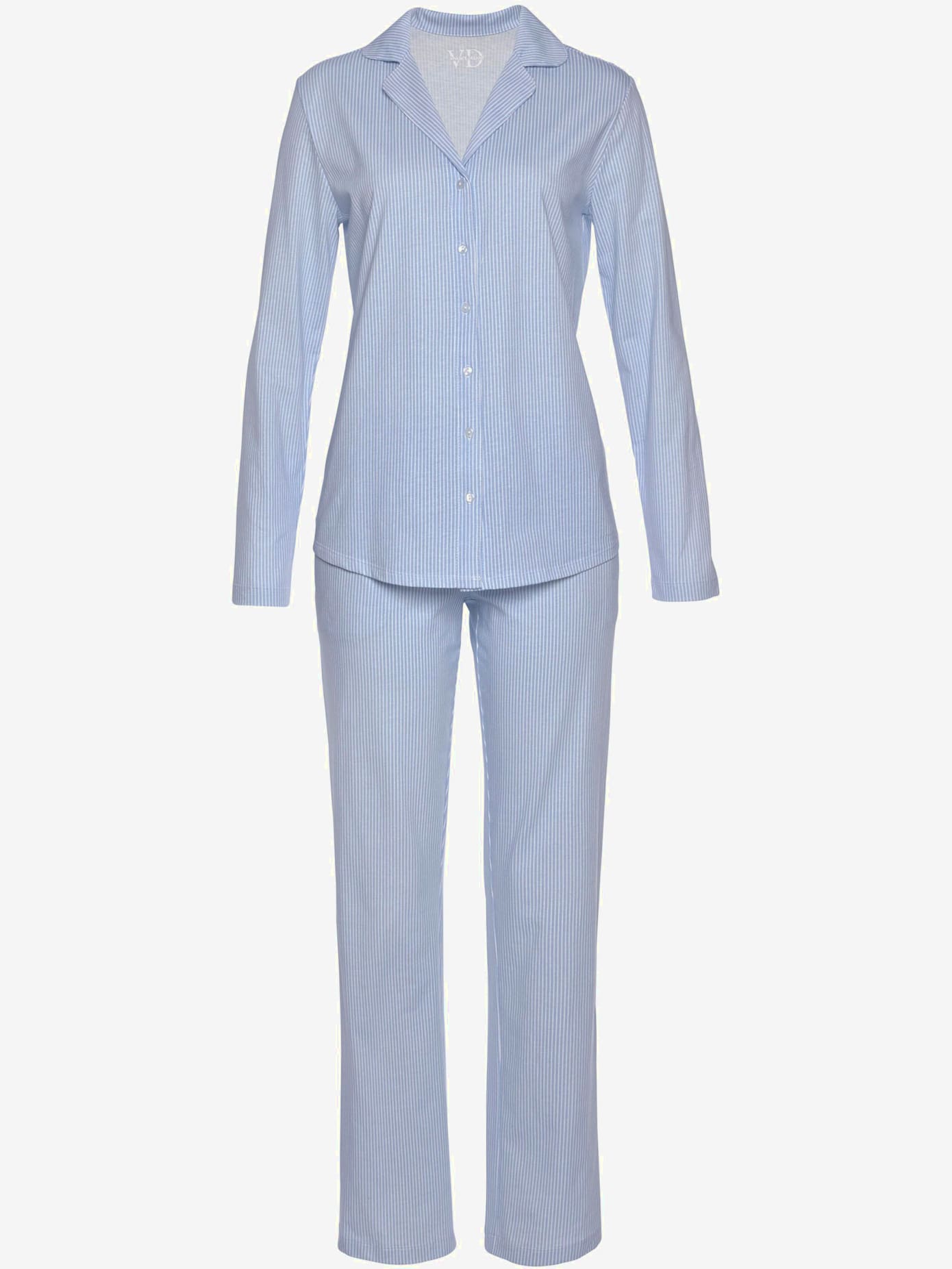 Pyjama classique avec imprimé discret sur toute la surface