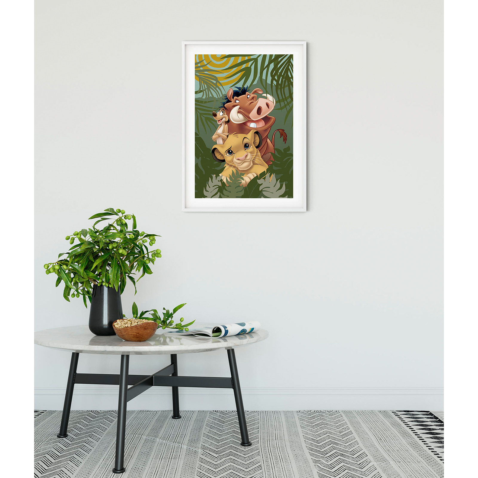 Wandbild LION KING CAREFREE - 50x70 cm