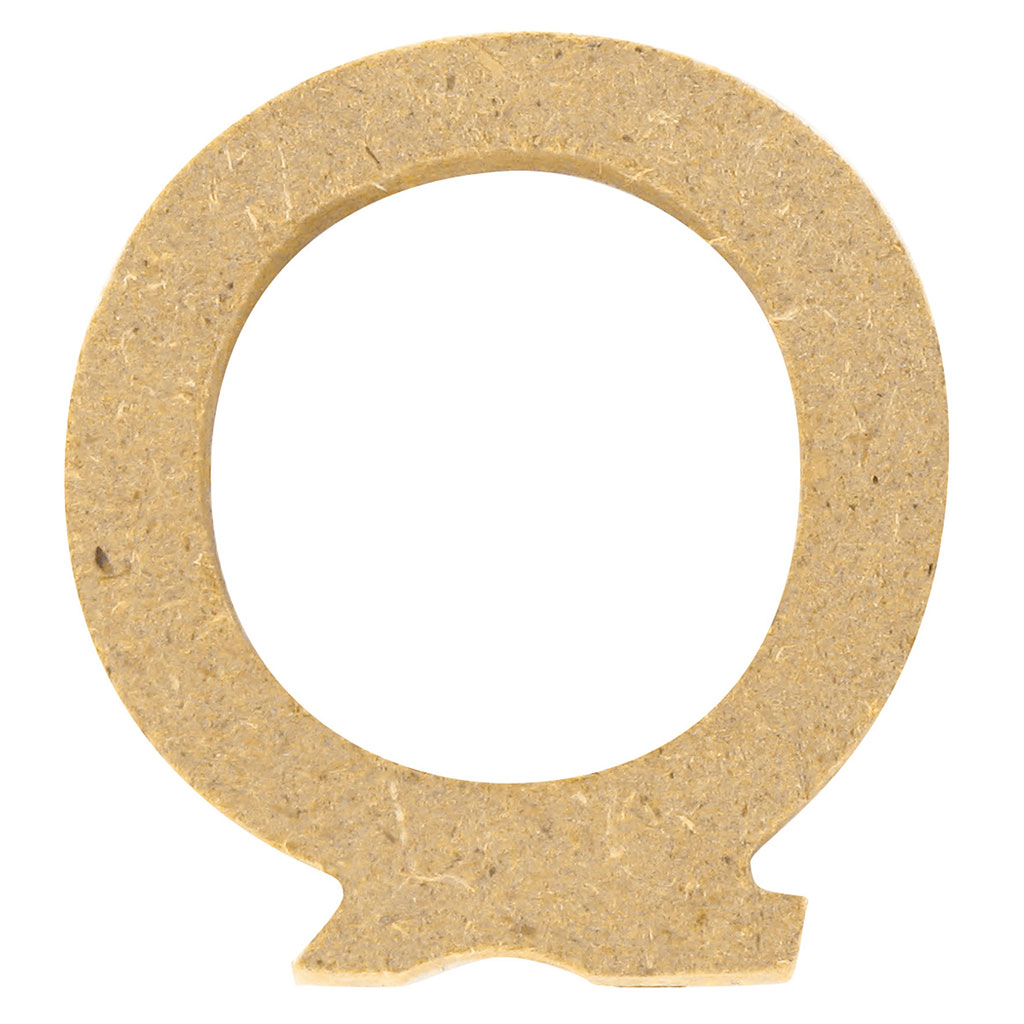 Lettre Q en bois H 5cm