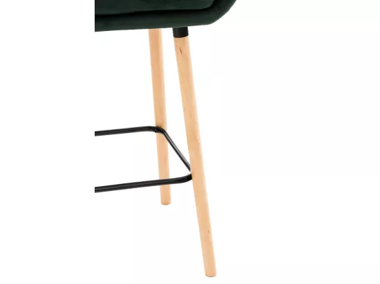 Tabouret de bar Grant velours - vert99.00
