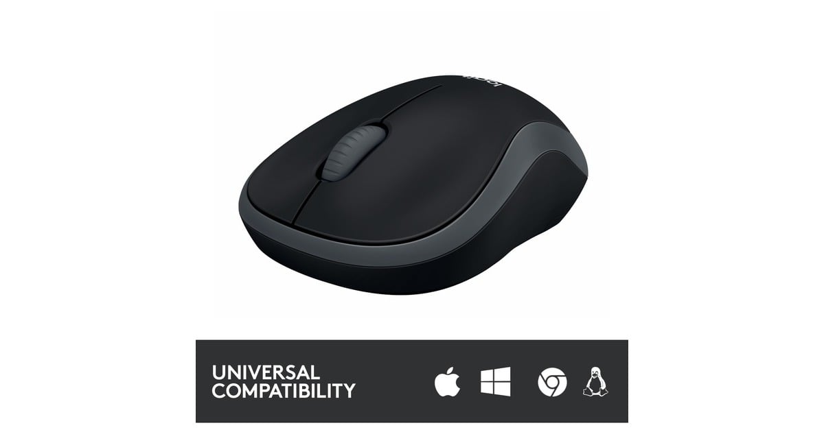 LogitechWireless Mouse M185  (Grijs, Retail)