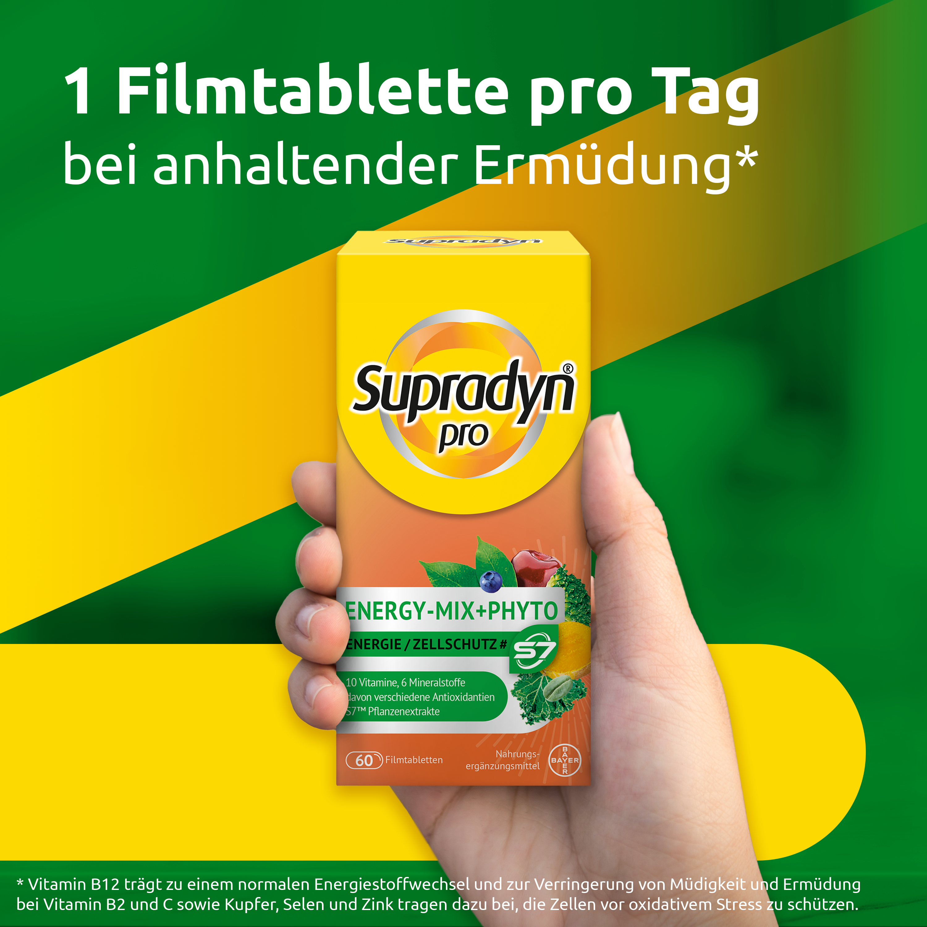 SUPRADYN pro energy-mix+phyto<br>60 Stück, Dose, Filmtablette