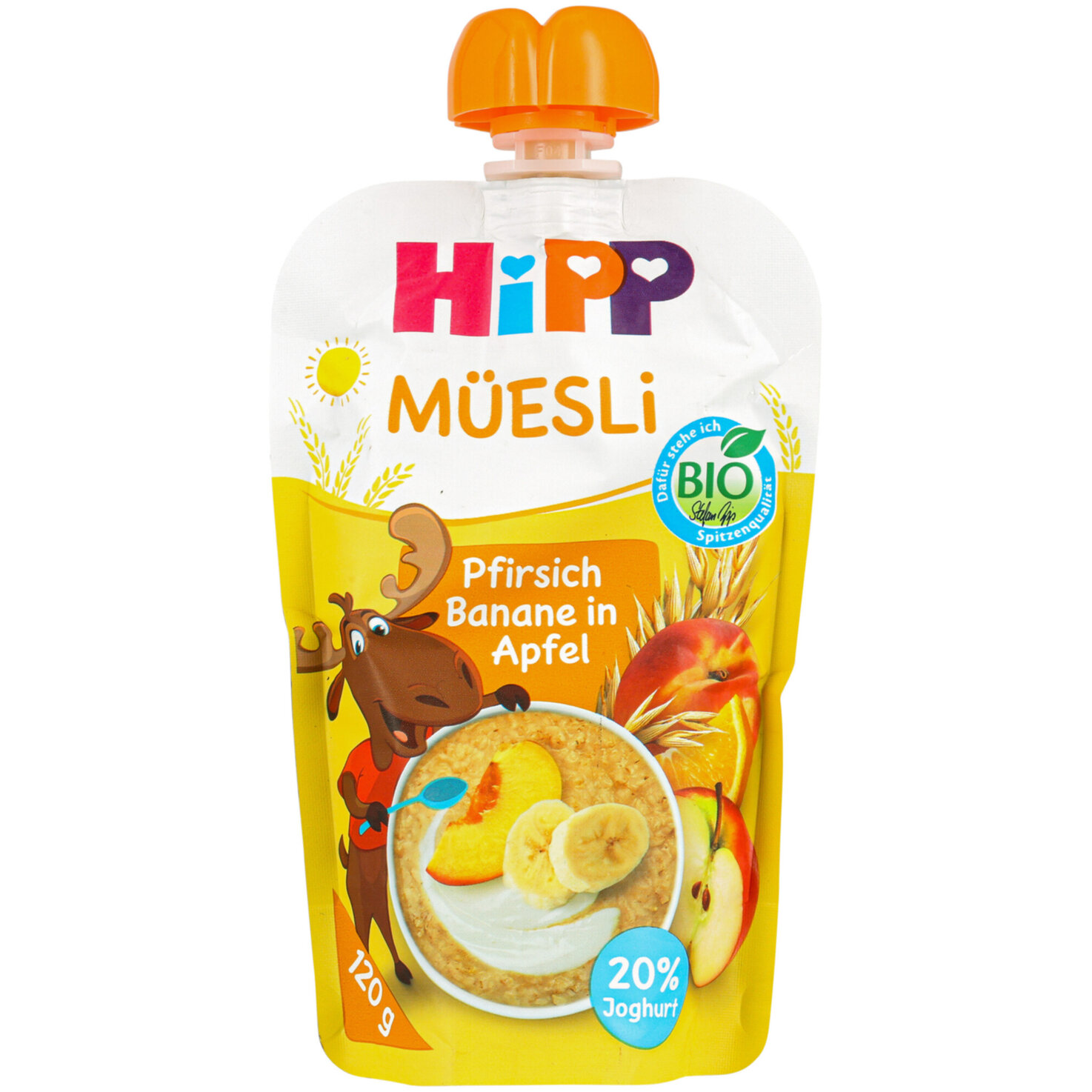 Hipp Müesli Pfirsich, Banane & Apfel in Joghurt 12+ Monate