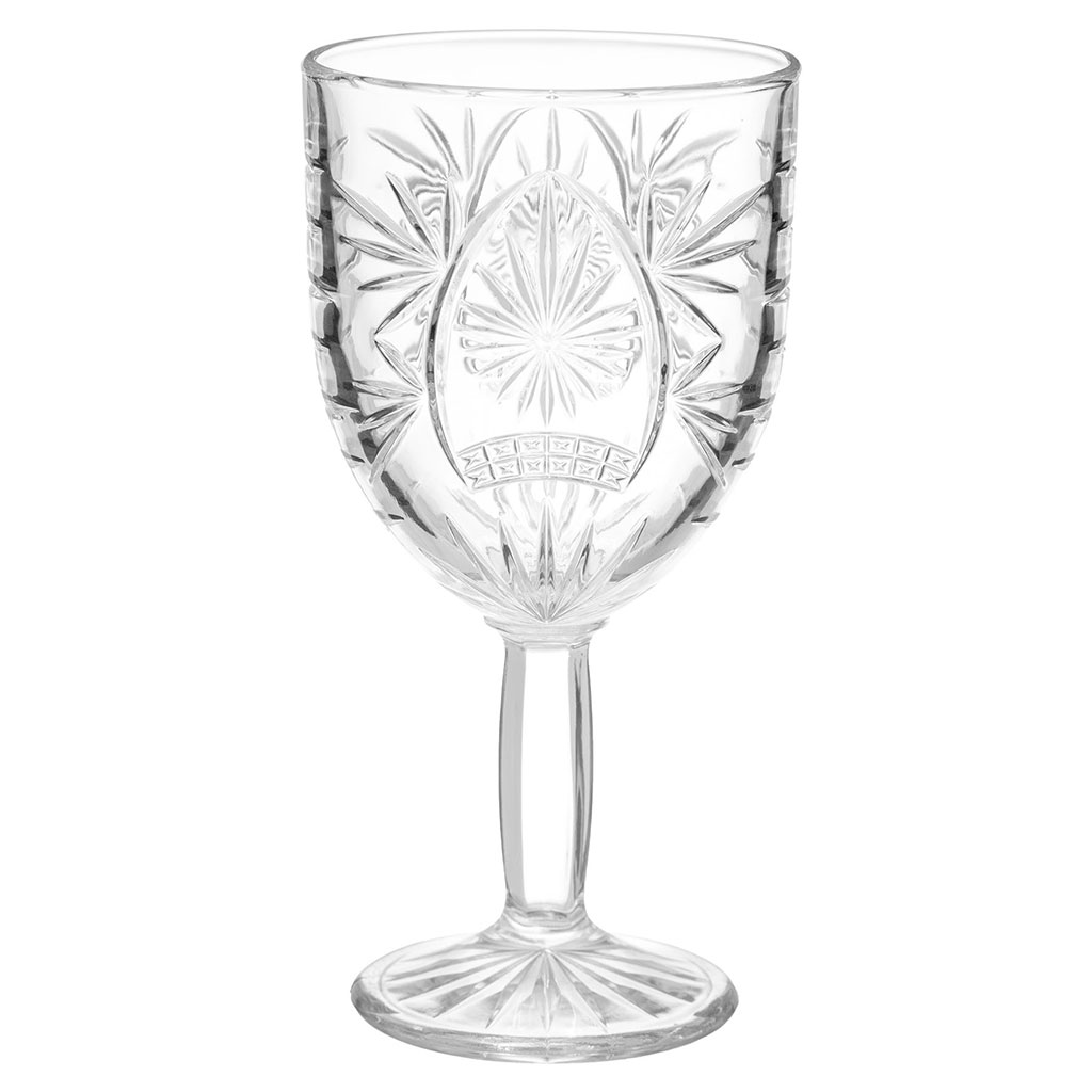 Verre à pied AYLA en verre taillé 29cl