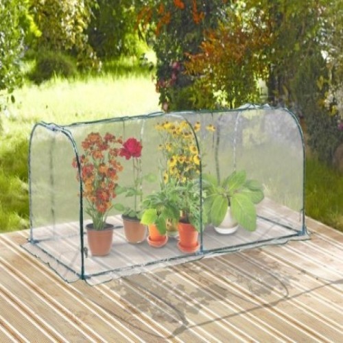 Estufa de jardim transparente Outsunny