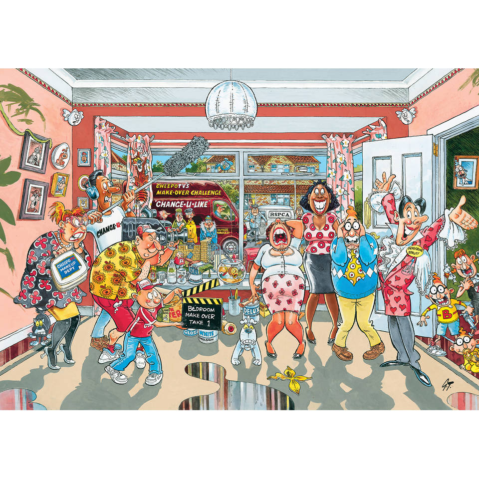 Jumbo Wasgij Original 9 puzzel Klein verbouwinkje - 1000 stukjes