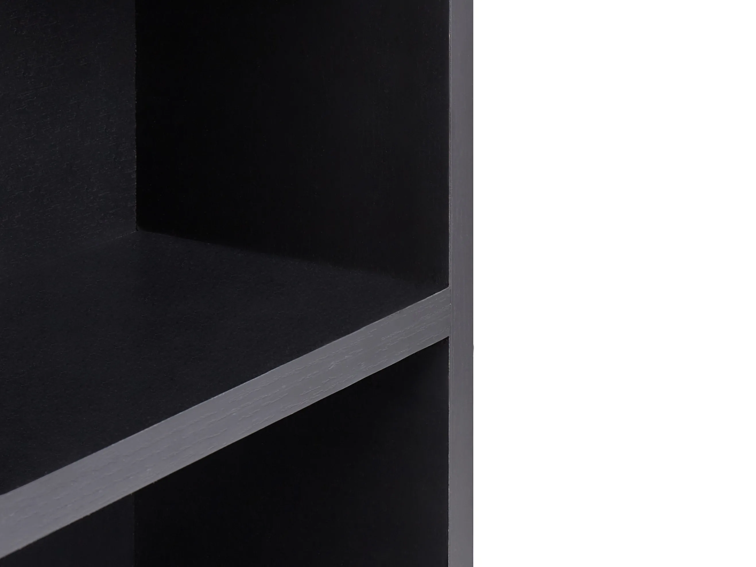 Badkamer wandkast met spiegel JOINVILLE 60 cm Zwart